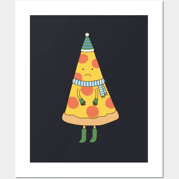 cold pizza Wall Art by milkyprint